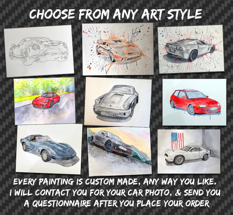 YOUR Car Into Art Custom Car Painting Custom Car Art