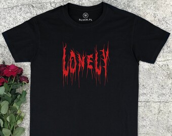 Aesthetic Lonely Shirt - Aesthetic Clothing, Tumblr Shirt, Aesthetic Shirt, Tumblr Clothing, Grunge Shirt, Grunge Clothing, Goth, Indie