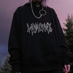 Lovesick Hoodie Aesthetic Hoodie, Aesthetic Clothing, Edgy Clothing, Grunge Hoodie, Goth, Death Metal Hoodie, Ghostmane, Eboy, Egirl image 1