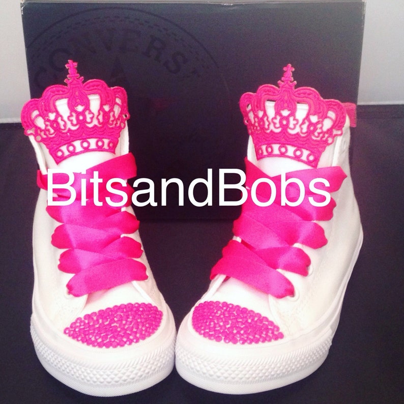 hot pink infant converse
