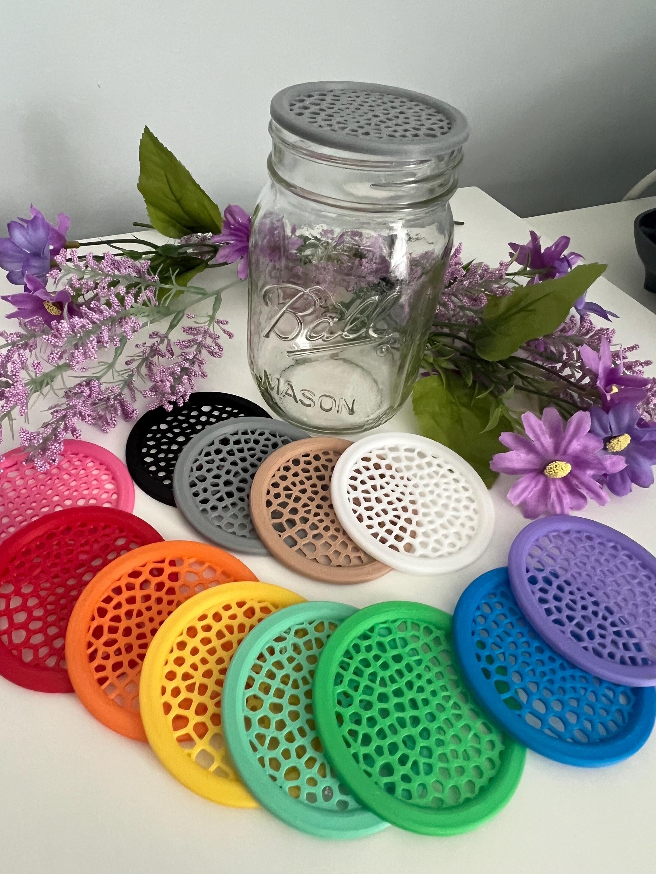 Mason Jar Lid Insert With Holes – Standard or Widemouth Jars - Etsy