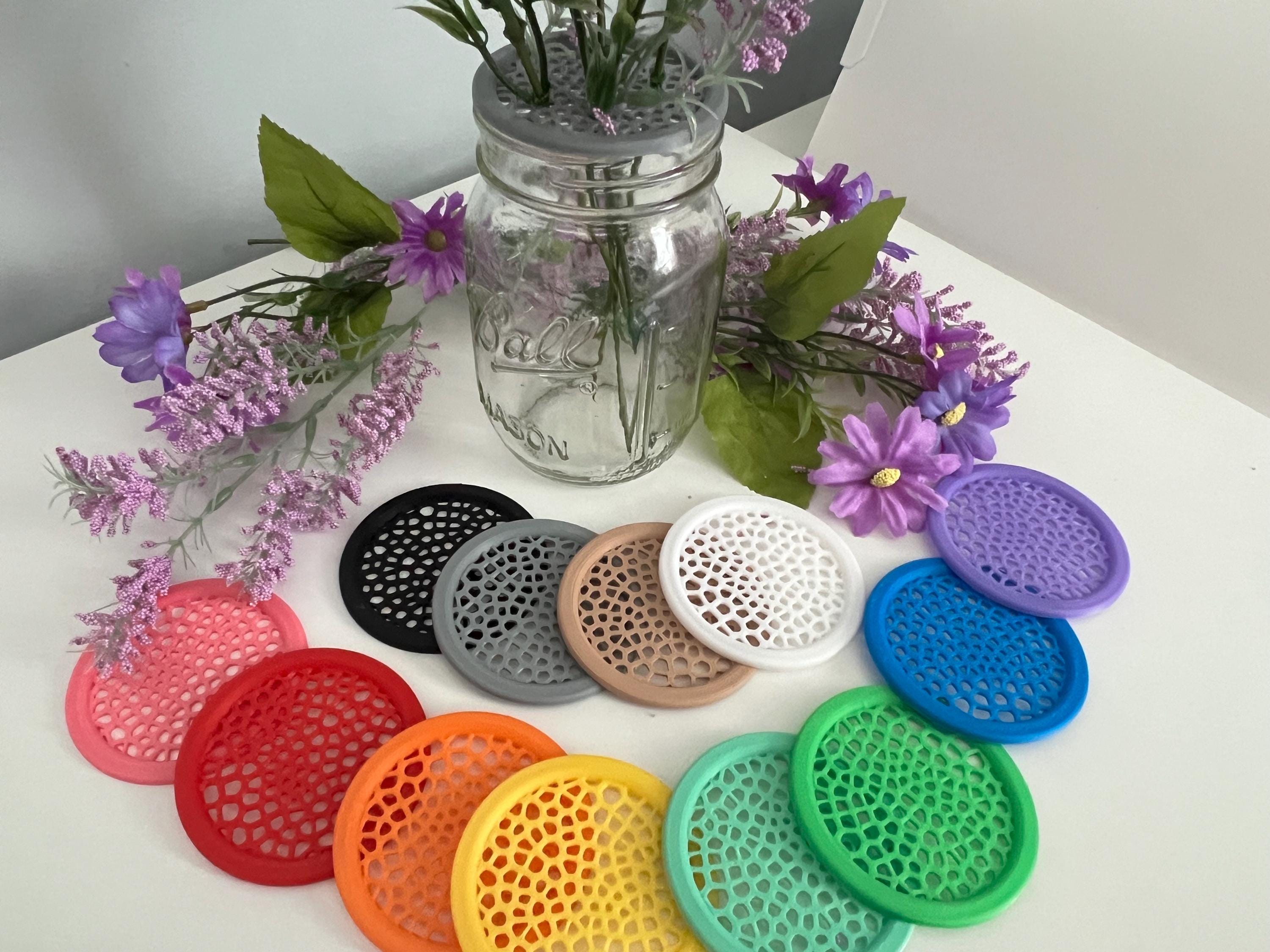 Mason Jar Lid Insert With Holes – Standard or Widemouth Jars - Etsy