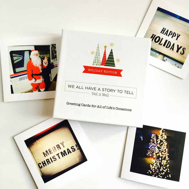Holiday/Christmas Cards Box Set of 8 | Etsy