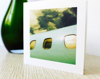 Moving/Birthday Greeting Card "Airplane"