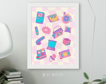 80s & 90s Girl Print - 8x10