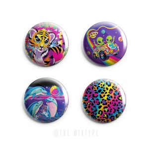 Lisa Frank Keychains, 90's Inspired, Choose One, Party Favors
