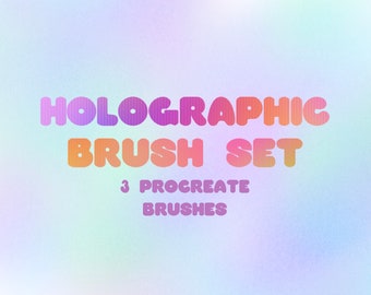 Holographic Procreate Brushset | Instant Digital Download