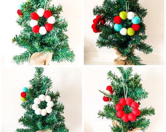 Christmas ornament , Christmas ornament handmade, Christmas Decor , felt Christmas ornament, felt ball decor