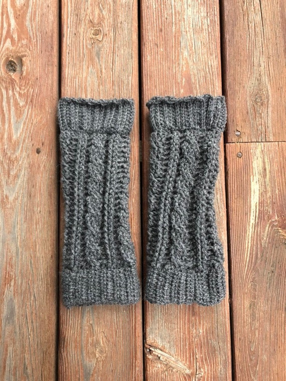 Cabled leg warmers crochet wool legwarmers womens winter Etsy