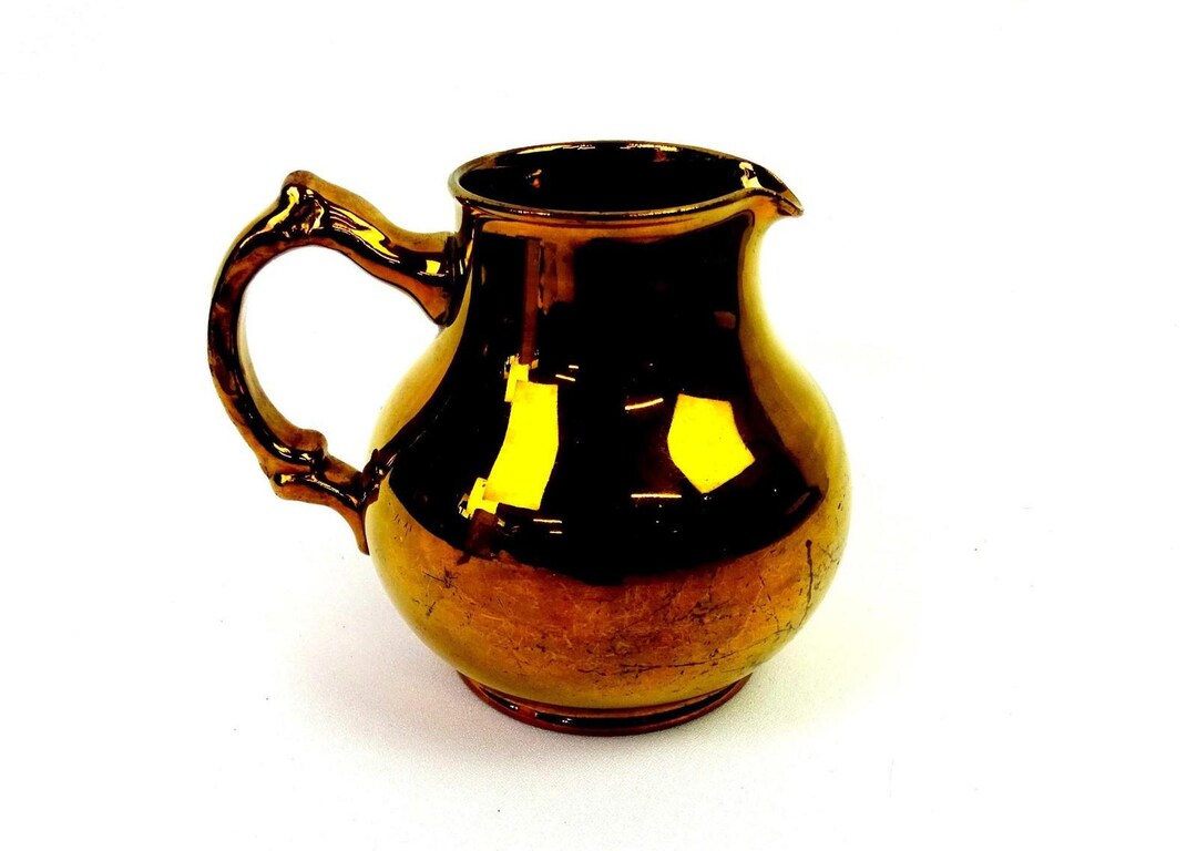 Gibson & Sons Potteries Burslem England Copper Lustreware 4 3/8 ...