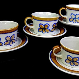 Metlox Poppytrail Vernon Bandero 4 steengoed 2 3/8&quot; kop en schotelsets 1969-1979