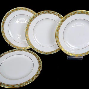Wedgwood England R4426 Marina Green 4 Pc 6&quot; Bread Plates 1969-1972