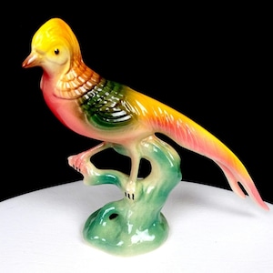 Brad Keeler California Pottery 21 Vintage 8 1/4" Pheasant Bird Figurine 1941-