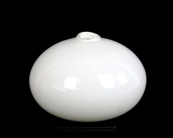 Studio Art glazen omhulsel ondoorzichtige witte bolvormige 2 7/8" olielamp