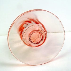 Paden City Glass 154 Rena Resturant Ware Swirl Cheriglo 5 3/4" Parfait 1933-40 immagine 5
