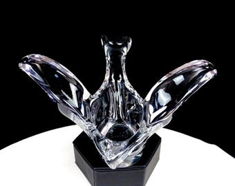 Princess House 458 Clear Crystal Open Bird Vintage 18 cm Bonbonschüssel Votiv