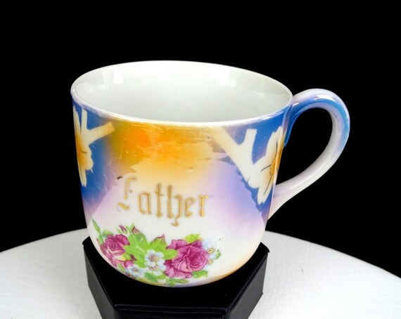 Japanese Porcelain Lusterware Father And Floral 3… - image 9