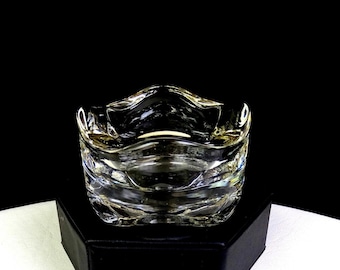 Andries Dirk Copier Glass Factory Leerdam Crystal 1 1/2" Ashtray Votive 1950-79