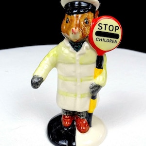 Royal Doulton Db65 Lollipopman Crossing Guard 3 5/8&quot; Bunnykins Figurine 1988