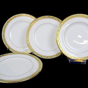 Wedgwood England R4426 Marina Green 4 Piece 6&quot; Bread Plates 1969-1972
