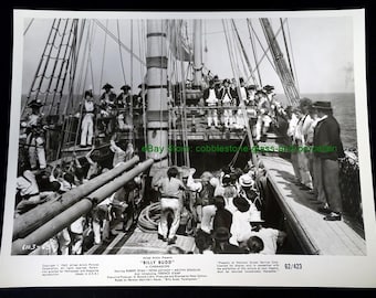Robert Ryan e Peter Ustinov in Billy Budd - Foto stampa originale 8x10" del 1962