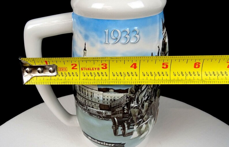budweiser 75th anniversary stein