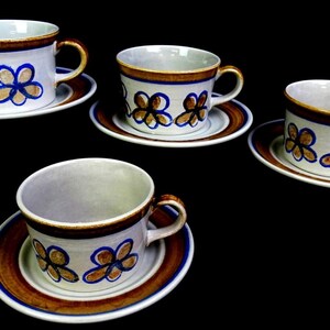 Metlox Poppytrail Vernon Bandero 4 steengoed 2 3/8&quot; kop en schotelsets 1969-79