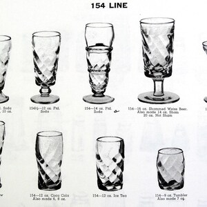 Paden City Glass 154 Rena Resturant Ware Swirl Cheriglo 5 3/4" Parfait 1933-40 immagine 12