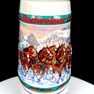 Anheuser Busch Budweiser Cs192 Nora Koerber Special Delivery 8 1/2&quot; Stein 1992