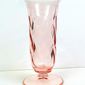 Paden City Glass 154 Rena Resturant Ware Swirl Cheriglo 5 3/4" Parfait 1933-40 immagine 4