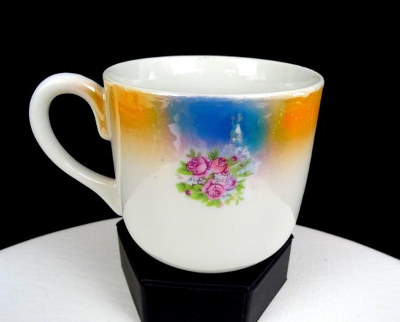 Japanese Porcelain Lusterware Father And Floral 3… - image 7