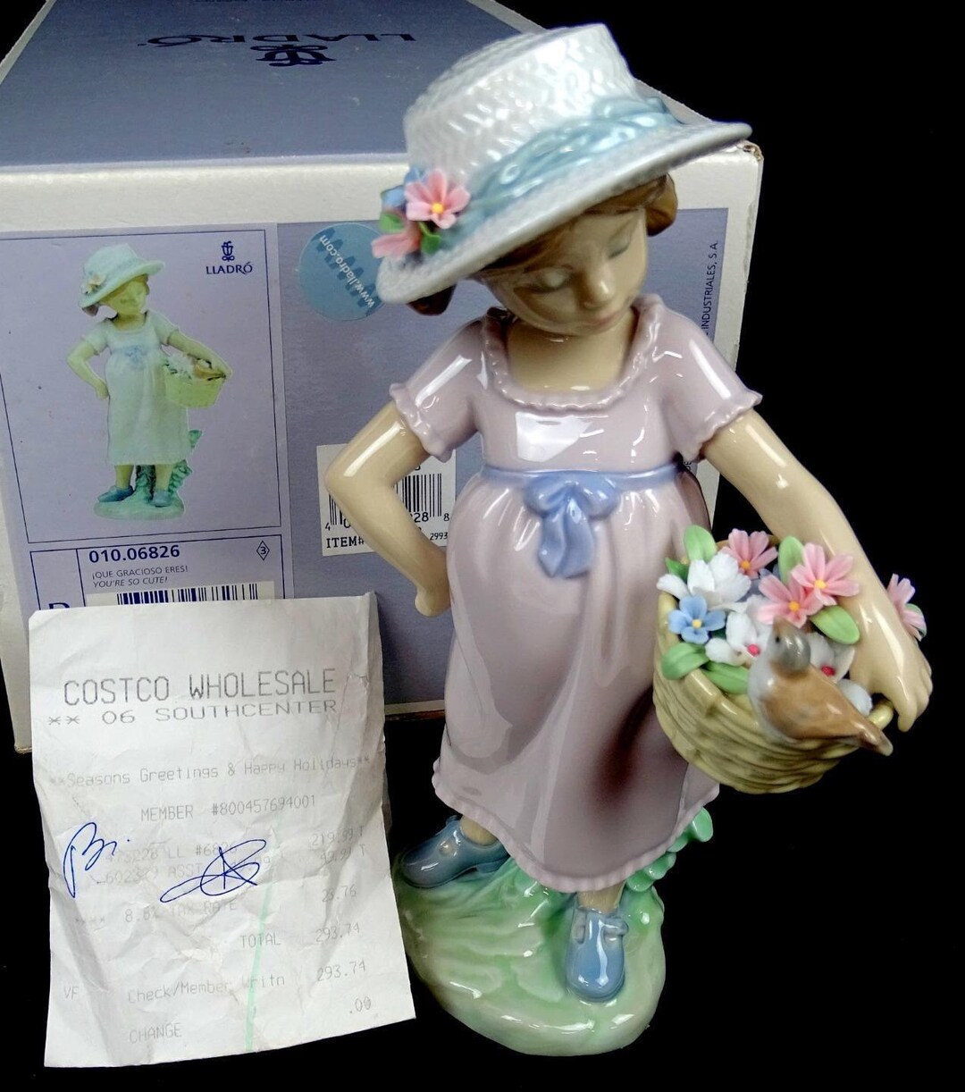 Lladro Porcelain Valencia Spain 6826 You're so Cute 8 Etsy