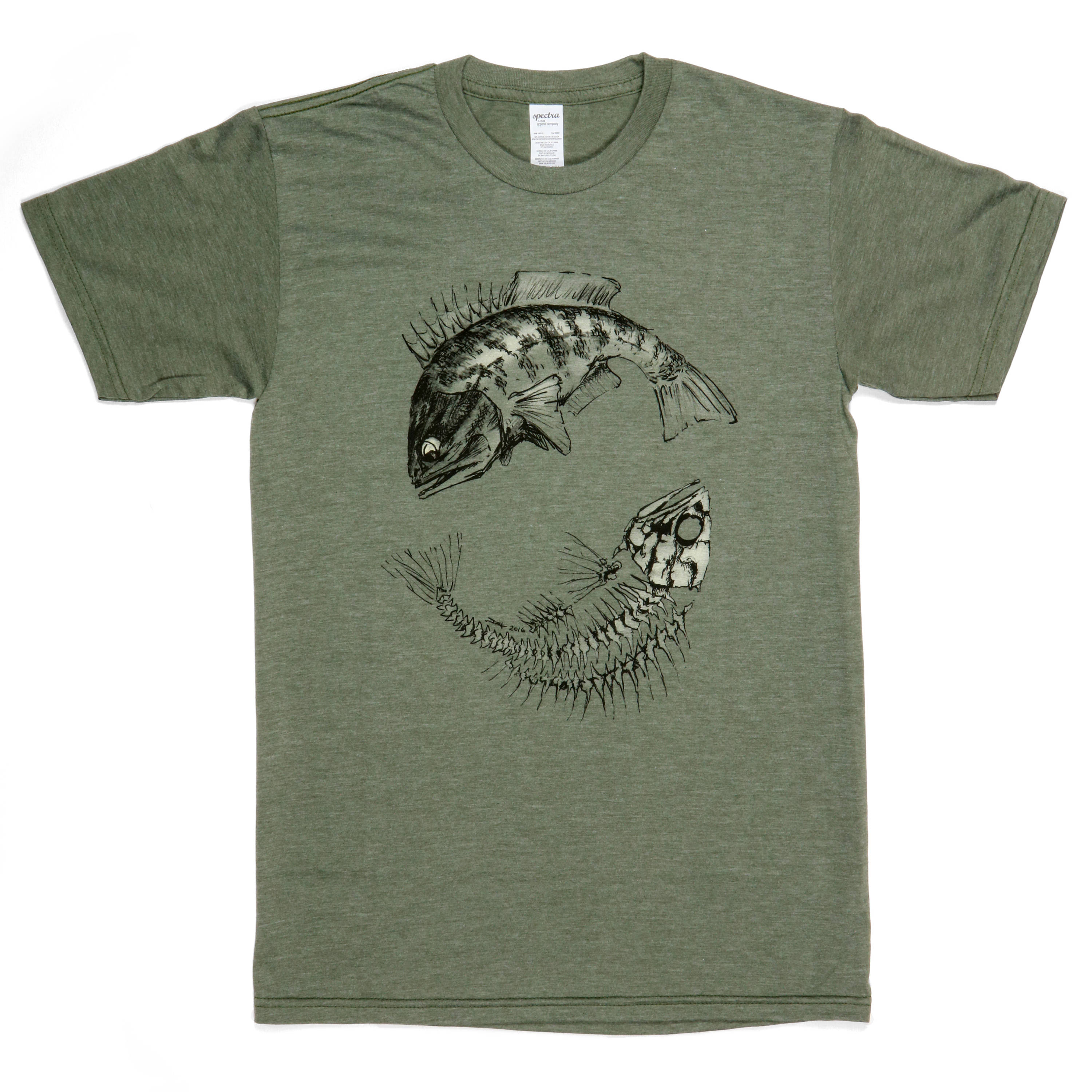 YinYangFischTShirt / / Wasserbasierte Tinte / / Super