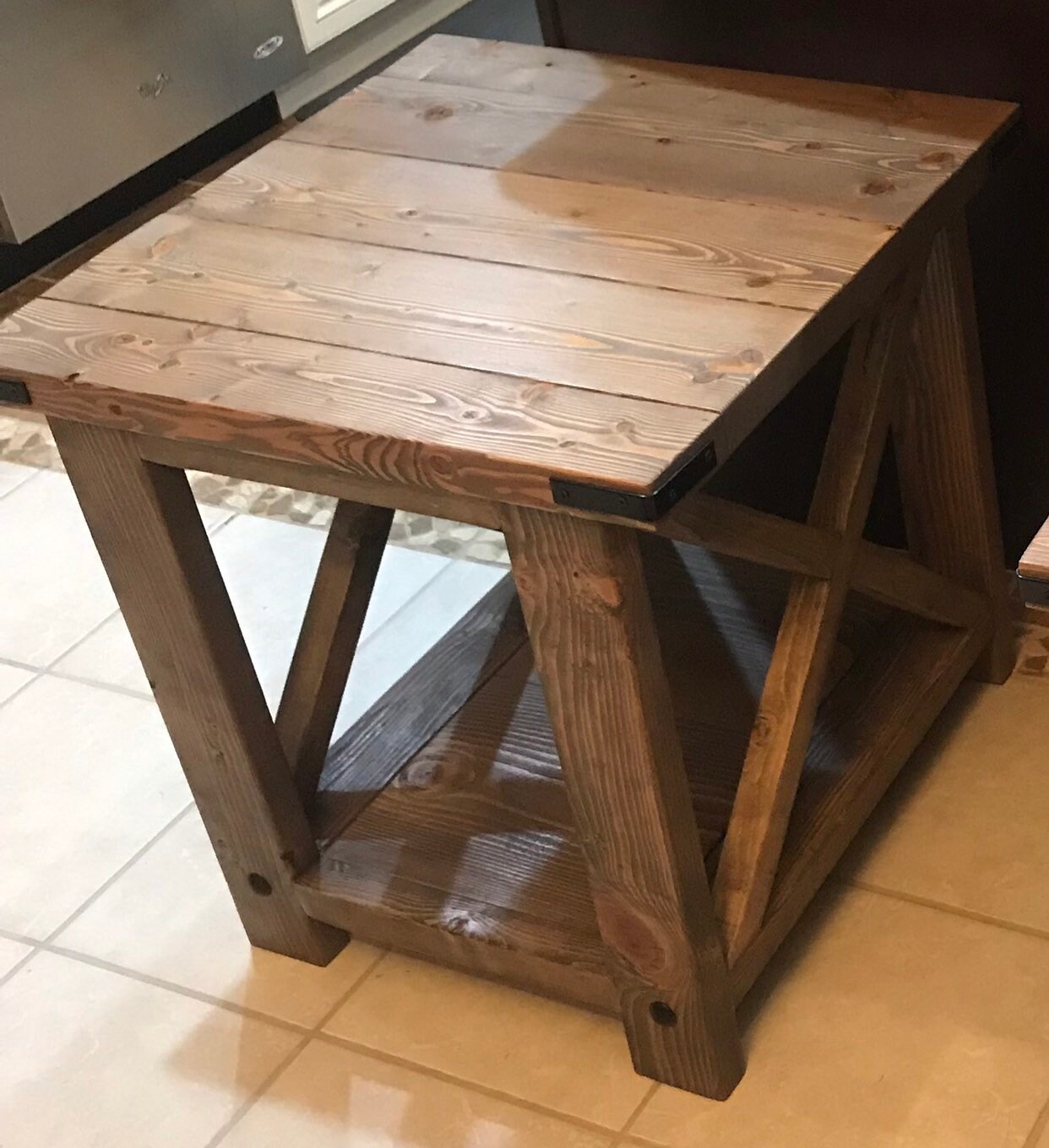 Farmhouse End Tables Etsy