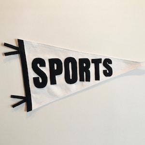 SPORTS Canvas Pennant