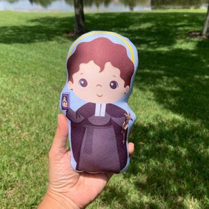 Saint Louis de Montfort Doll, Saint Pillow Doll, Saint Gift, Baptism, Catholic Gift, Saint Louis De Montfort Doll, Doll, Saints Doll