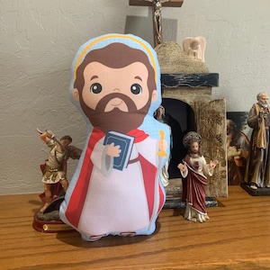 Saint Paul Stuffed Doll, Saint Pillow Doll, Saint Gift, Baptism, Catholic Gift, Saint Paul Doll, Pillow Doll, Saints Doll, Saint Paul