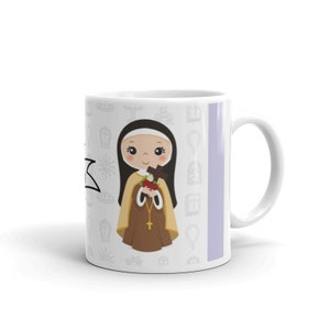 Saint  Therese of Lisieux Mug, Saint Therese Mug, Catholic Mug, Catholic Mug, Saints Mug