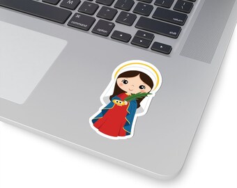 Saint Lucy Sticker, St Lucy Sticker, Saint Lucy Waterproof Sticker