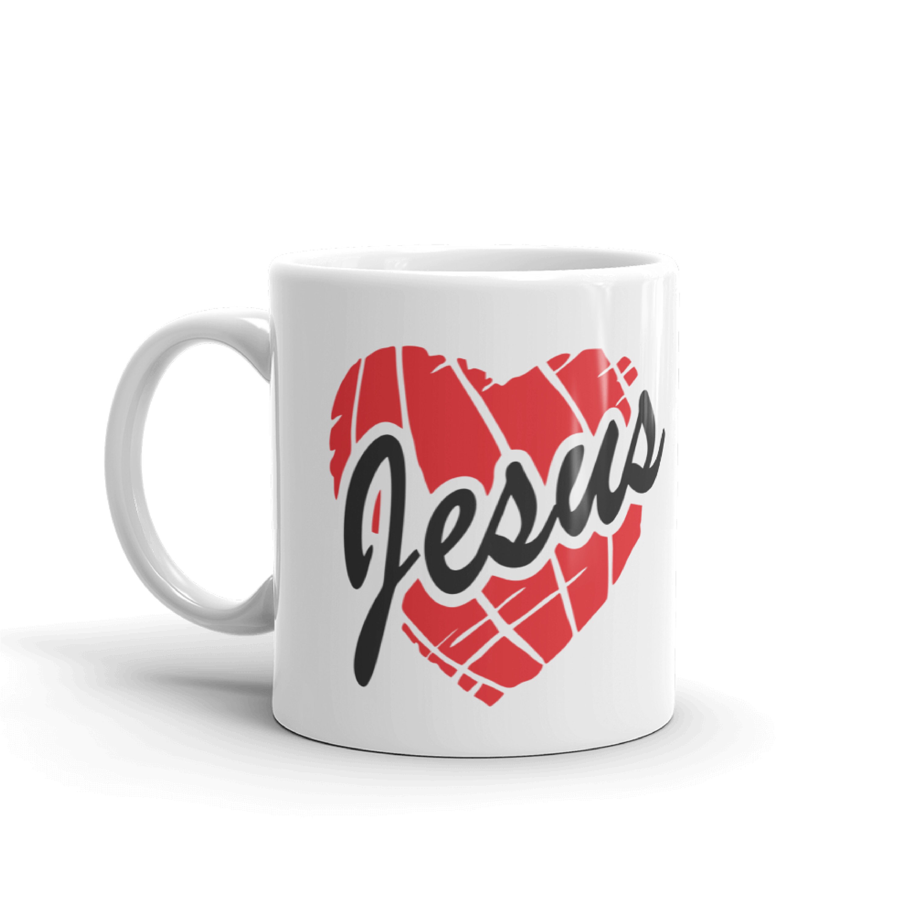 CafePress "I Heart Jesus" 11 Oz Ceramic Coffee Mug - View #2