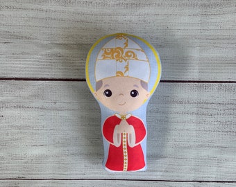 Saint John Paul II  Doll, Saint Pillow Doll, Saint Gift, Baptism, Catholic Gift, Saint John Paul II Doll, Doll, Saints Doll, John Paul II