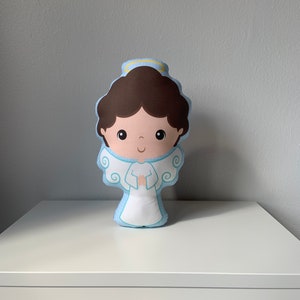 Boy Guardian Angel Stuffed Doll, Saint Gift, Baptism, Catholic Gift, Gift, Guardian Angel Doll, Pillow Doll, Guardian Angel, saints doll.