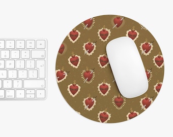 Sacred Hearts mouse pad, Catholic mouse pad, Saints mouse pad, homeschool mouse pad, Catholic Saints mouse pad, mousepad