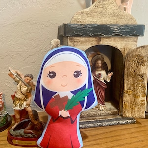 St. Felicity Stuffed Doll, St. Geschenk, Taufe, Katholisches Geschenk, St. Felicity Geschenk, St. Felicity Puppe, Kissen Puppe, Kuschelpuppe, Heiliger