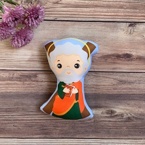 Saint Andrew Stuffed Doll, Saint Gift, Baptism, Catholic Gift, Gift,  Doll, Pillow Doll, Saints for kids, saints doll, Saint Andrew Doll.