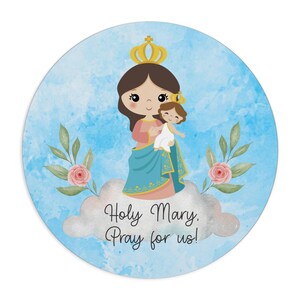 Tappetino per mouse Santa Maria, tappetino per mouse cattolico, tappetino per mouse Saints, tappetino per mouse homeschool, tappetino per mouse Catholic Saints, Santa Vergine Maria