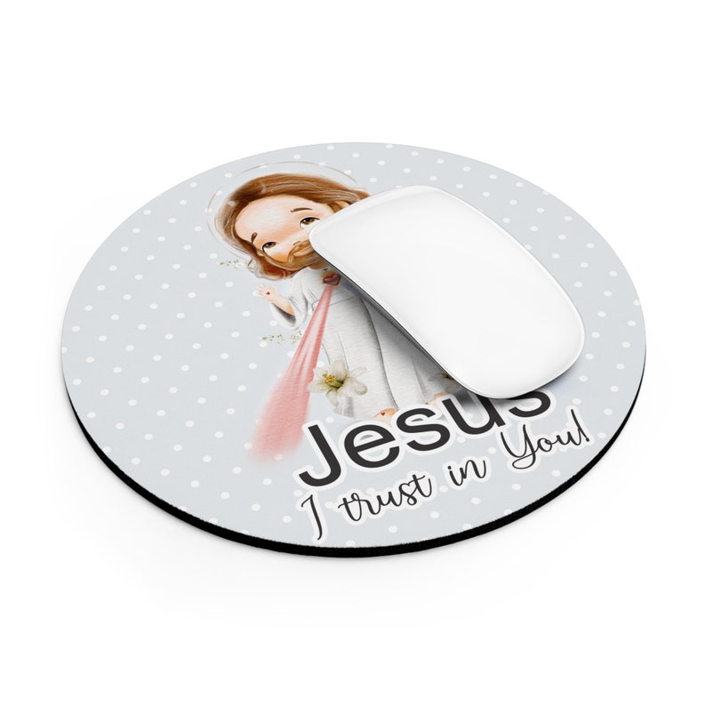 Jesus Mouse For Computer Jesus Divine Mercy Mousepad, Jesus Christ Mouse Pad, Saints Mouse Pad ...