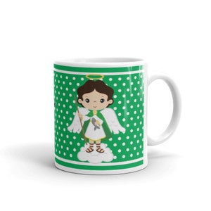 Saint  Raphael the Archangel Mug, Saint Raphael Mug, Archangel Raphael Mug, Catholic Mug, Catholic Mug, Saints Mug
