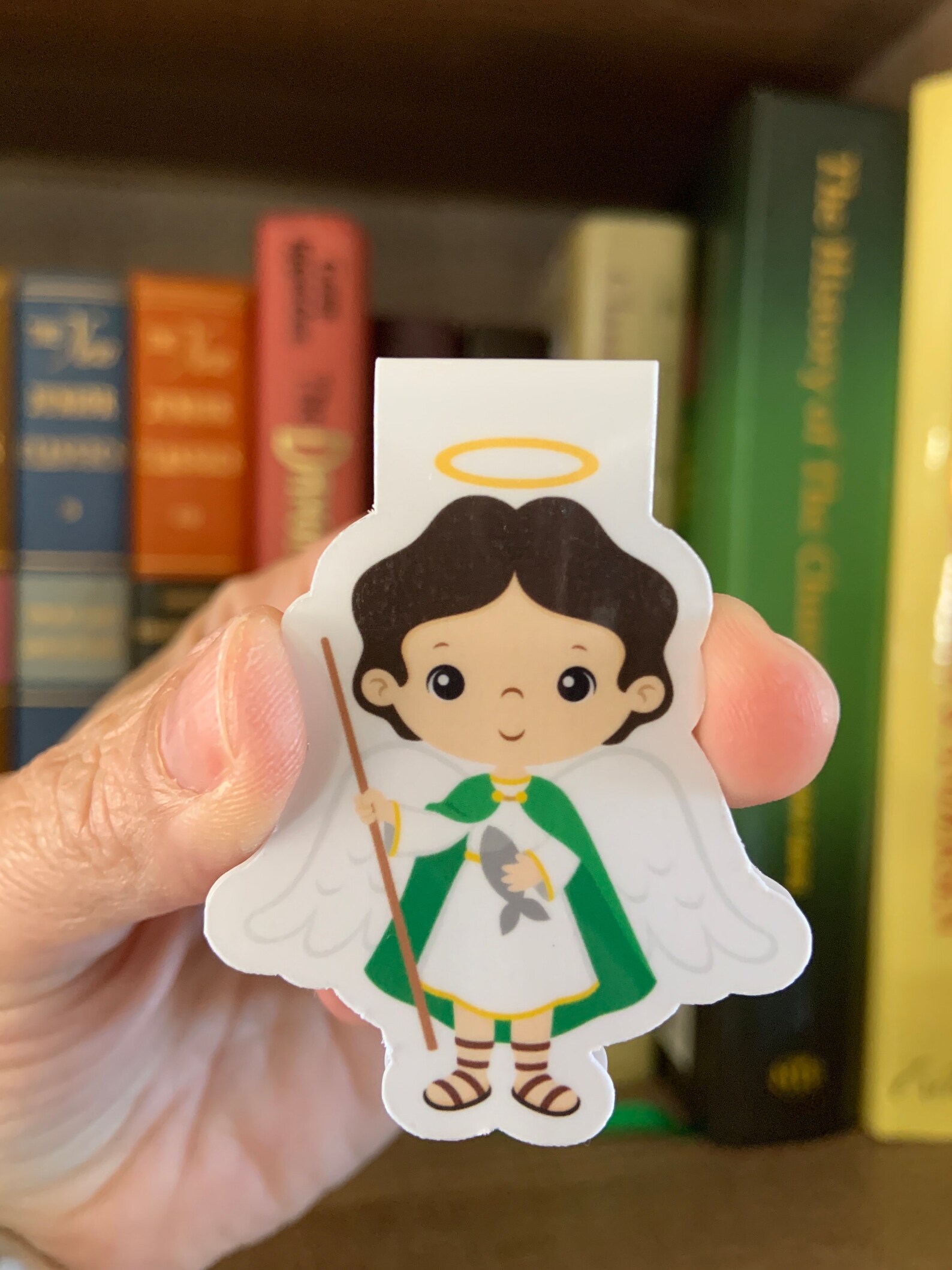 Saint Raphael the Archangel Magnetic Bookmark, Catholic Bookmark ...