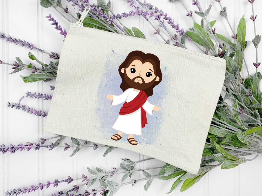 Jesus Christ Zipper Pouch, Mass Veil Zipper Bag, Pencil Pouch, Makeup ...